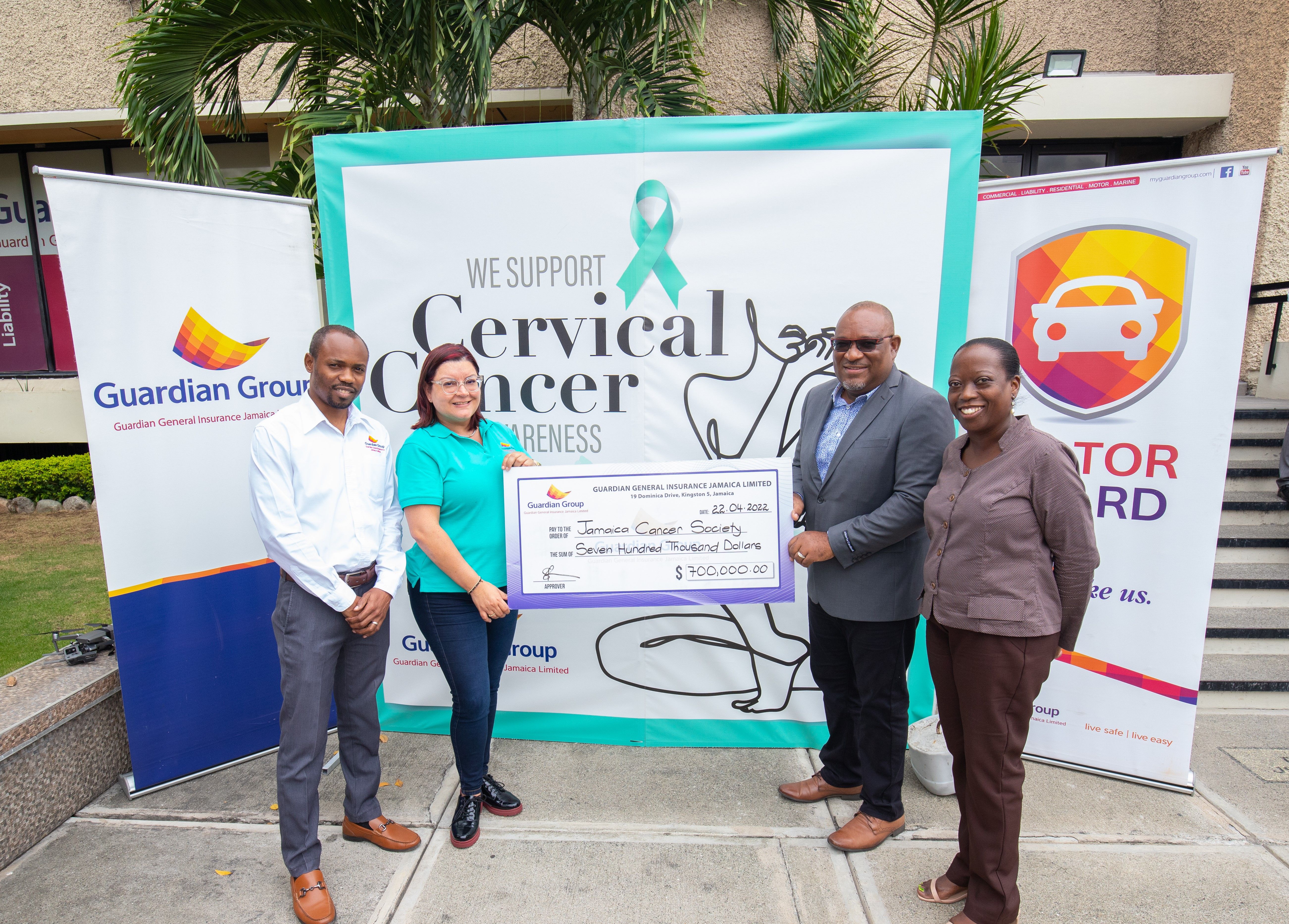 Guardian General Guardian General Jamaica Donation to Cervical Cancer - Guardian Group ...